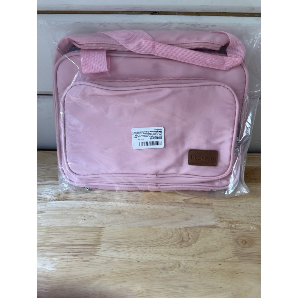 Bible Cover Case Pink- Large Bible Case With Detachable Pen Slot